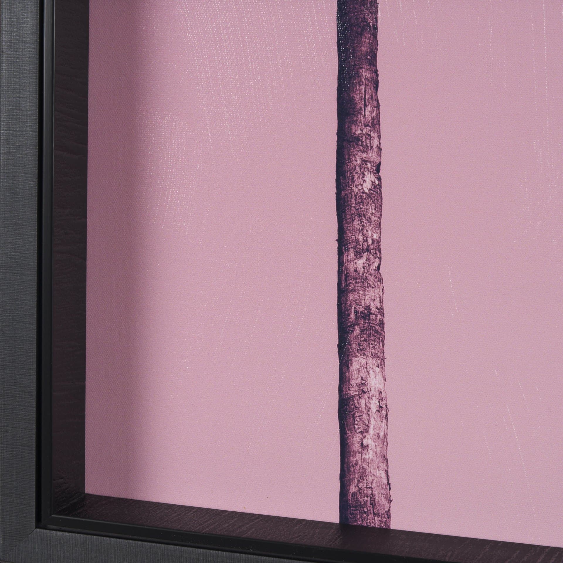 Pink Palms II by Deborah Revell a Hand Embellished Framed Photo Art Print — product photograph