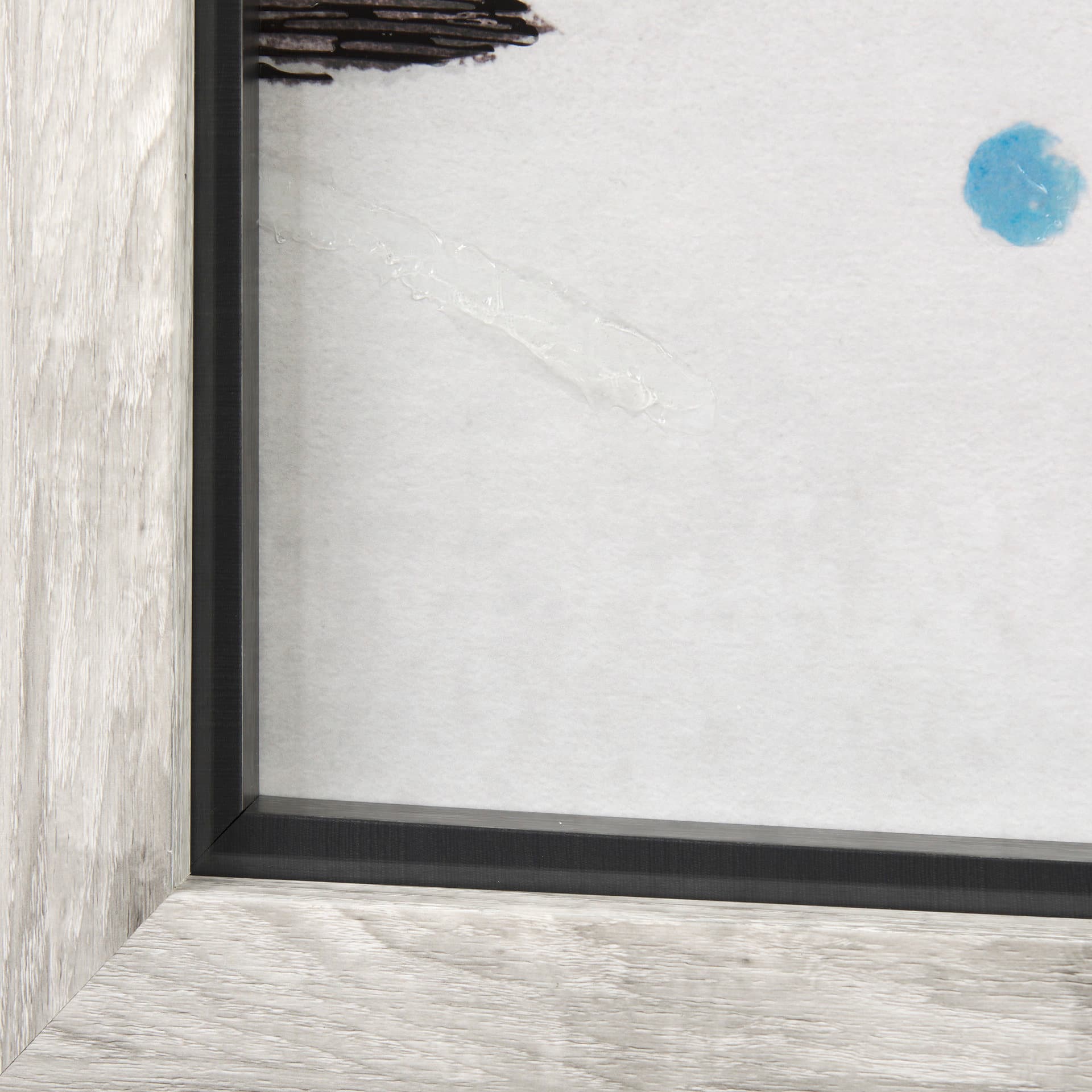 Se Promener II by Mercana Studio a Hand Embellished Textured Framed Art Print Matted under Glass — product photograph