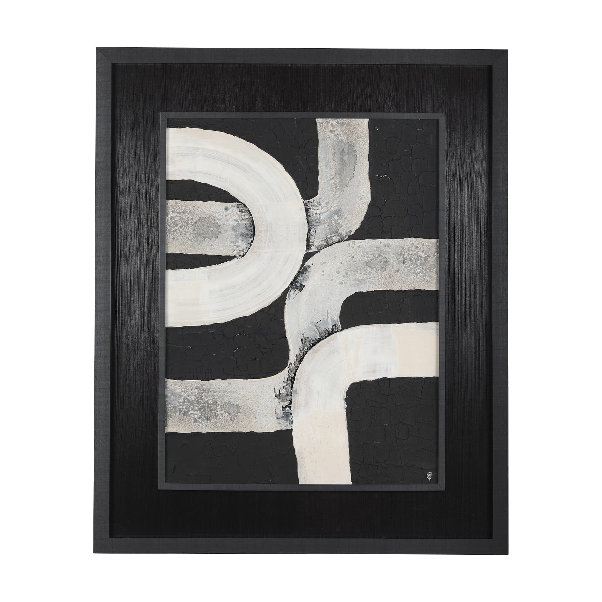 Pipes III by Studio M a handmade Original Framed Artwork under Glass — product photograph