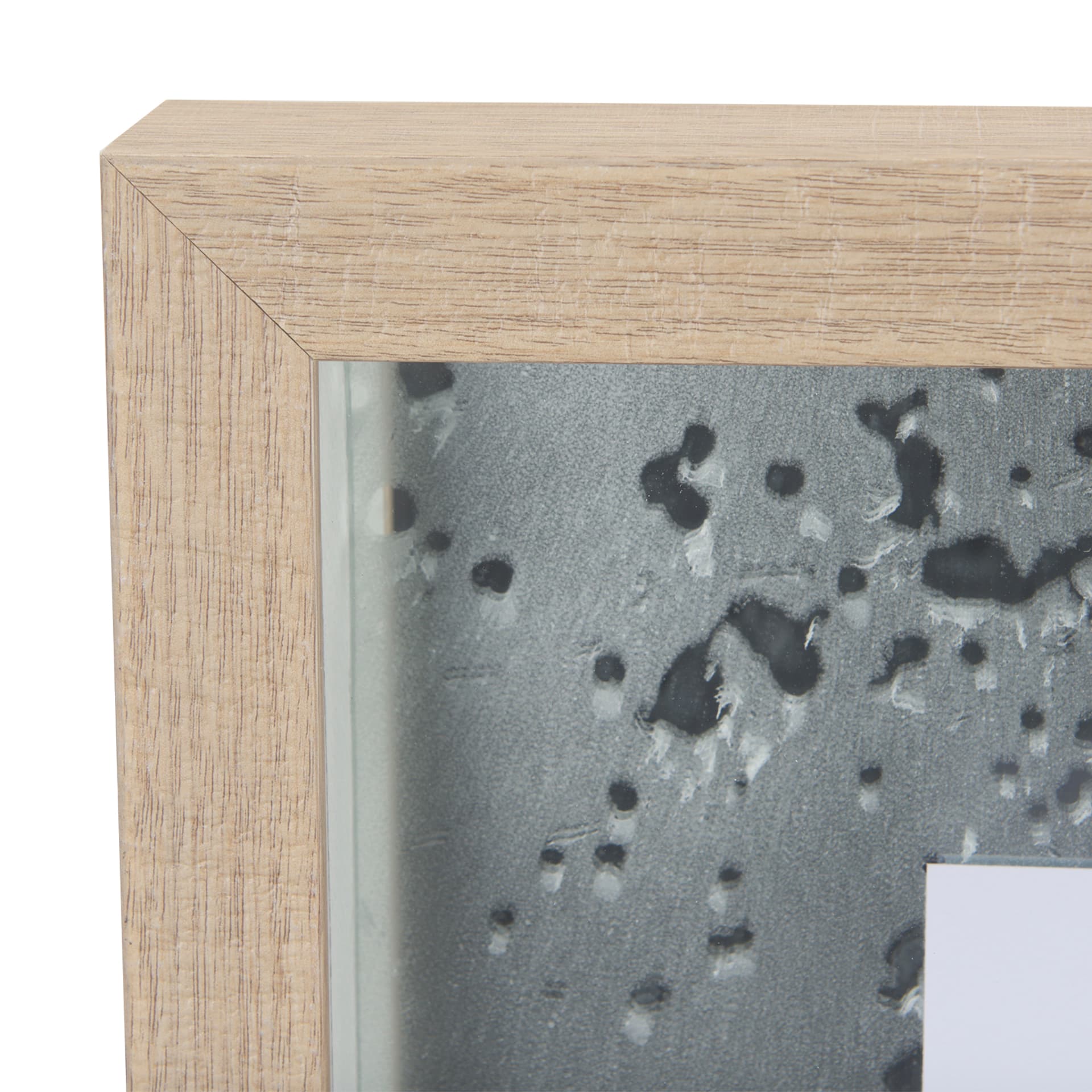 Eastern Blue VI by Mercana Studio a Hand Embellished Textured Framed Art Print Matted under Glass — product photograph