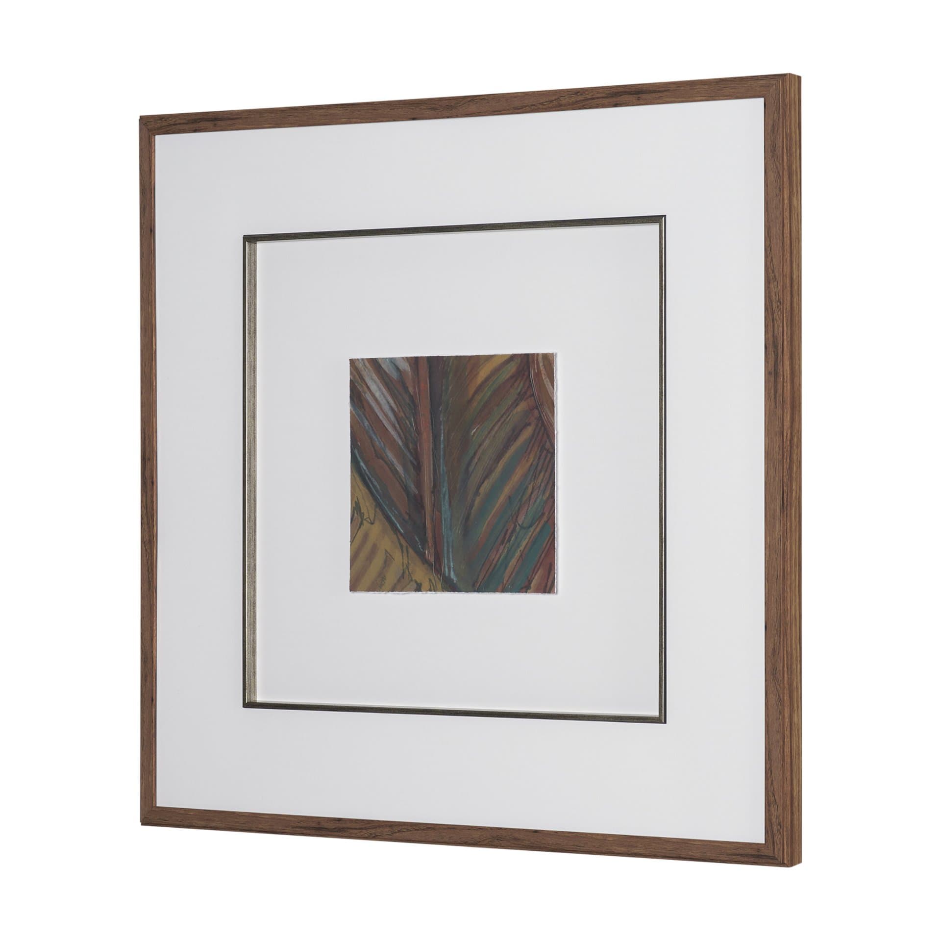 Patterned Silence III by Mercana Studio Hand Embelished Framed Artwork Matted under Glass — product photograph