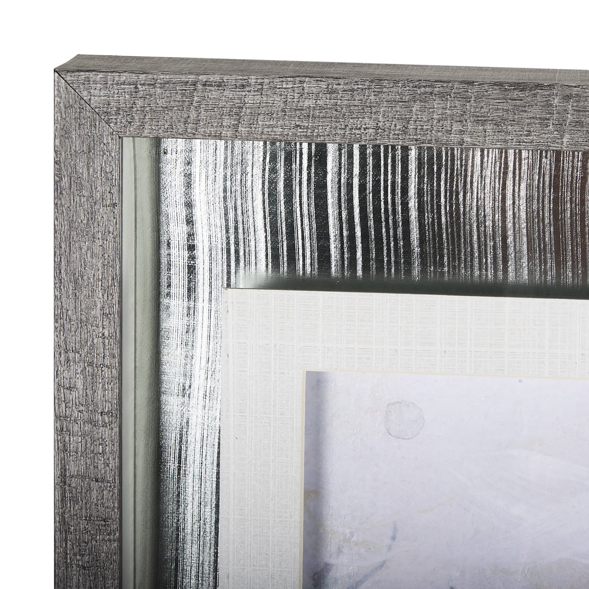 A Fresh Winter Morning II by Mercana Studio Hand Embellished Framed Art Print Matted under Glass — product photograph