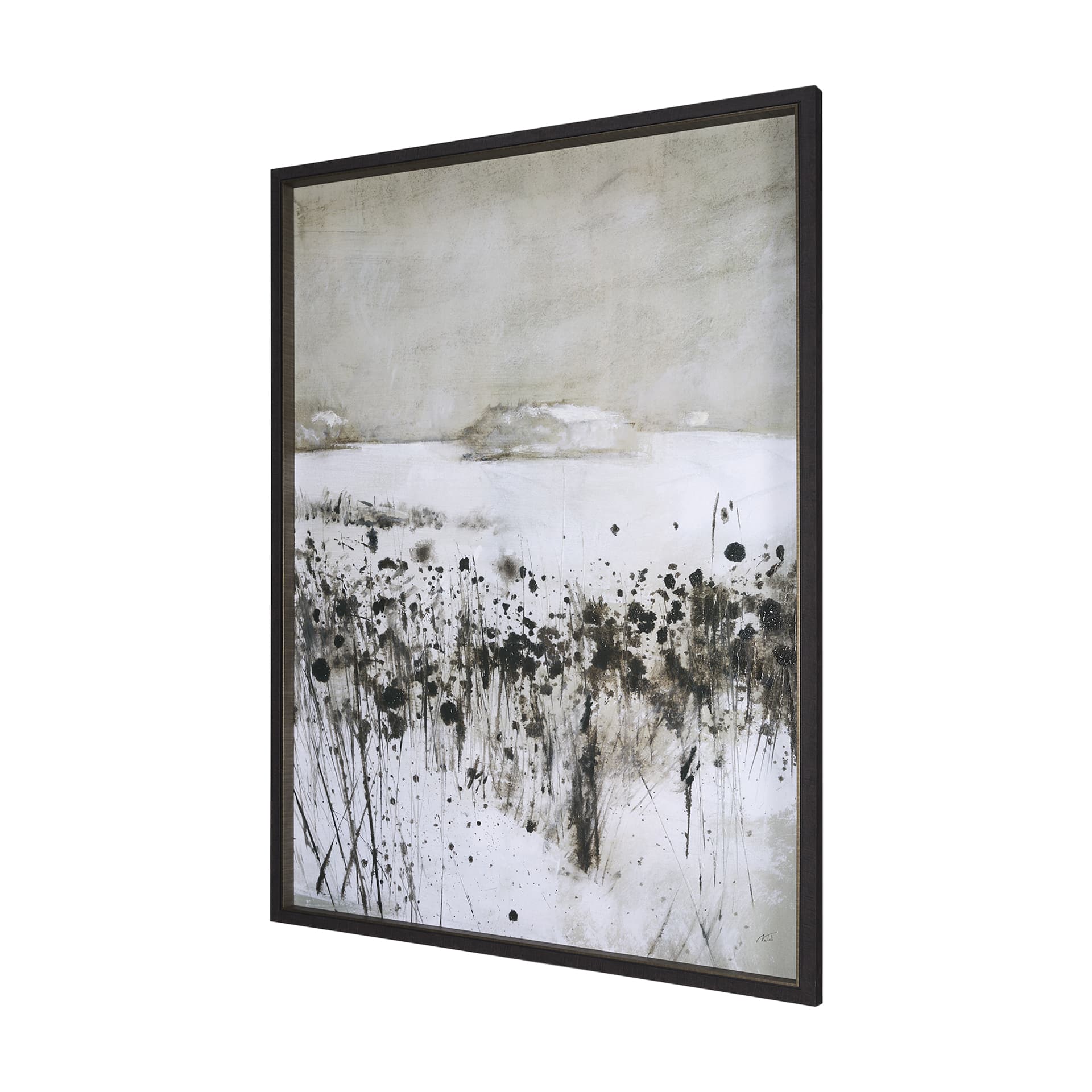 Winter Day I by Mercana Studio a Hand Embellished Textured Framed Art Print — product photograph