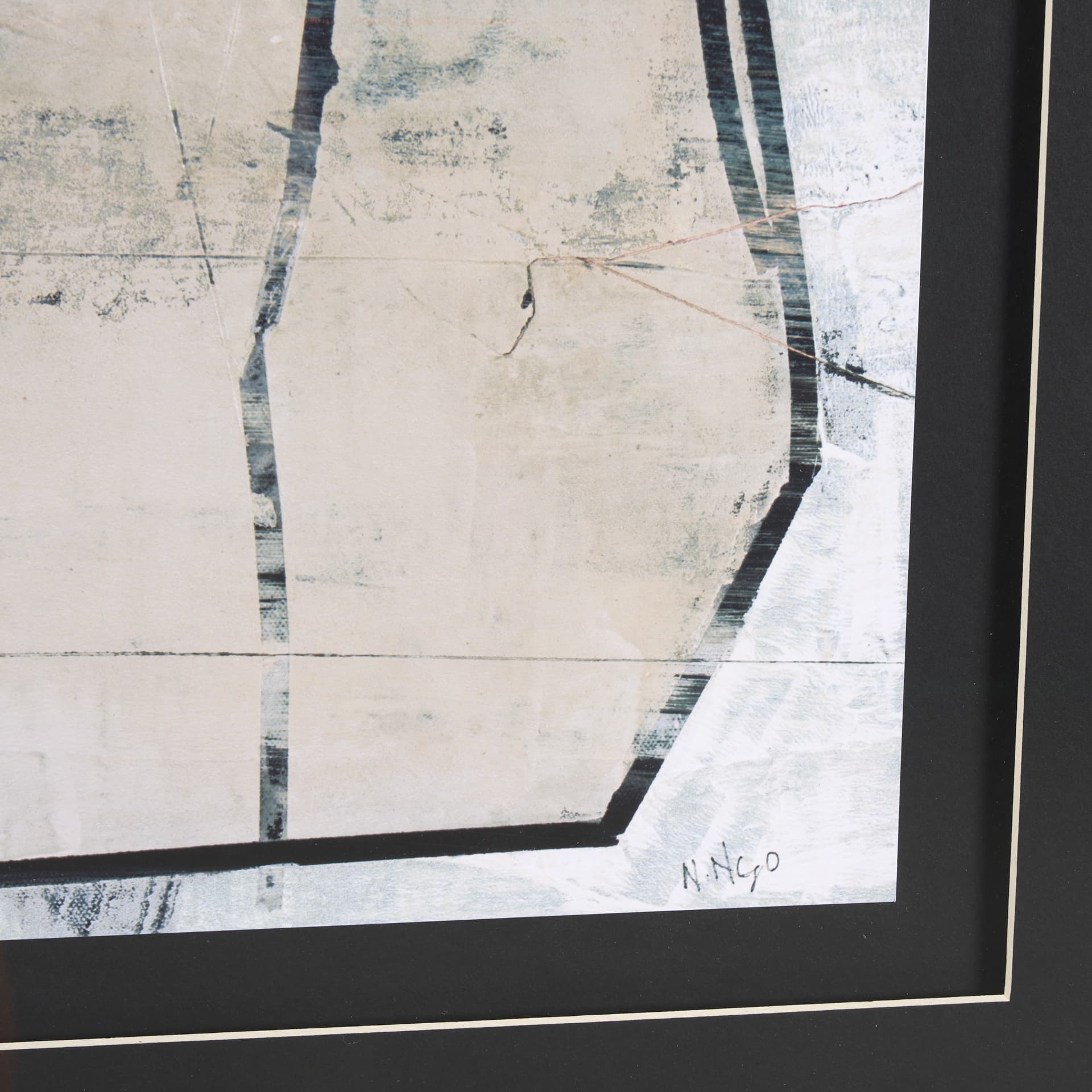Dim Sum I by Nancy Ngo a Hand Embellished Textured Framed Art Print Matted under Glass — product photograph