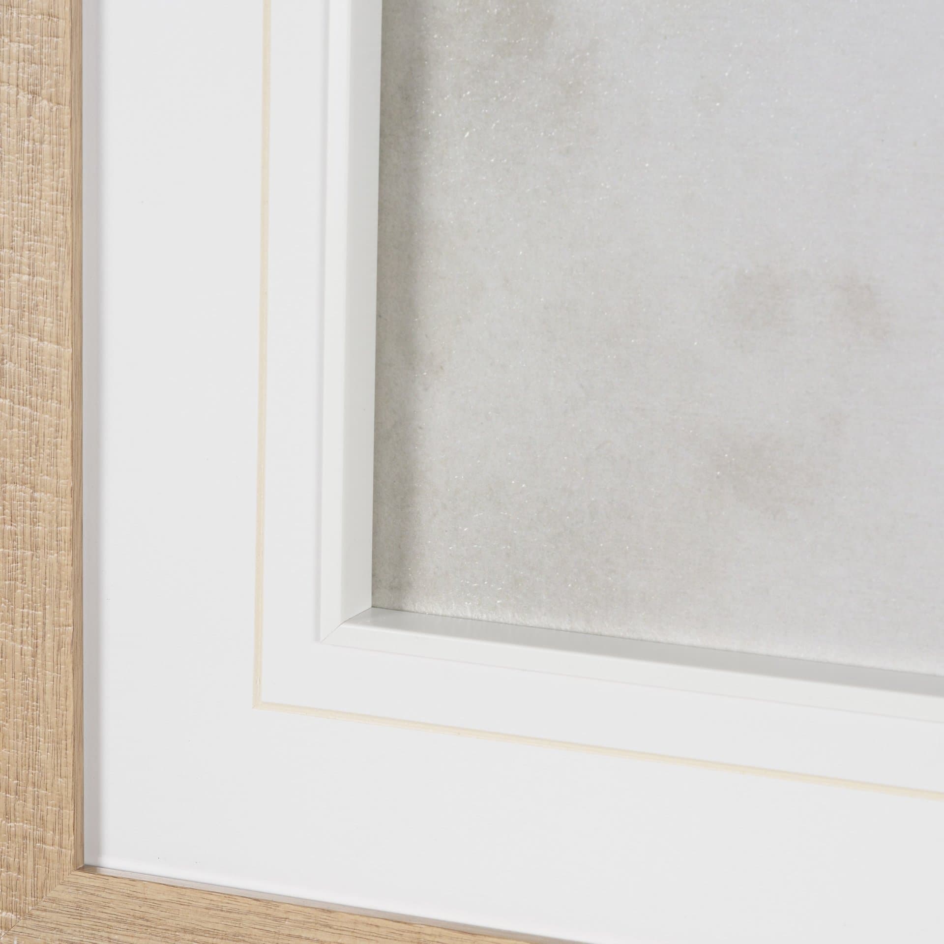 Palm Spring III by Mercana Studio Hand-Embellished Framed Artwork Matted under Glass — product photograph