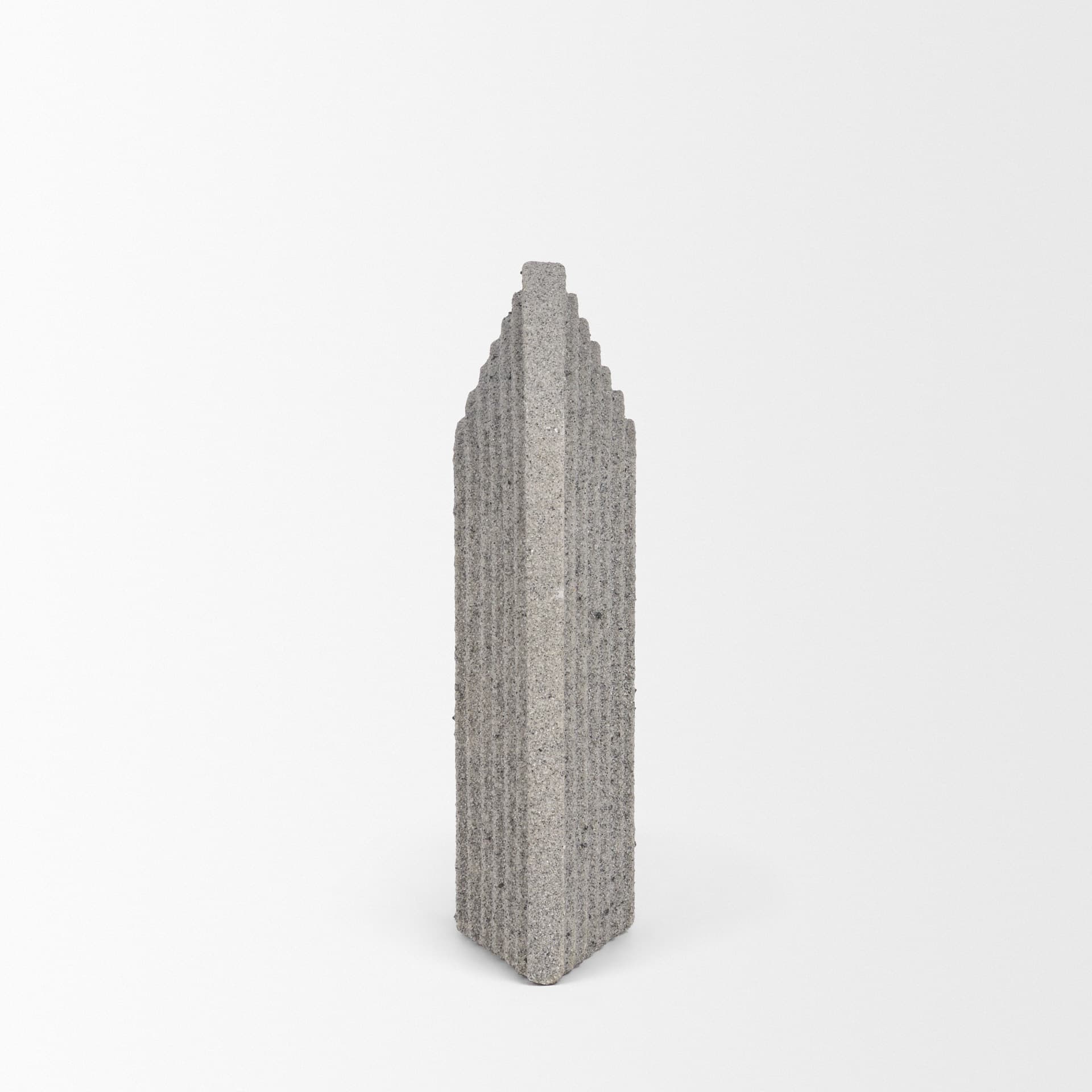 Kael Resin Textured Sandstone Decorative Object — product photograph