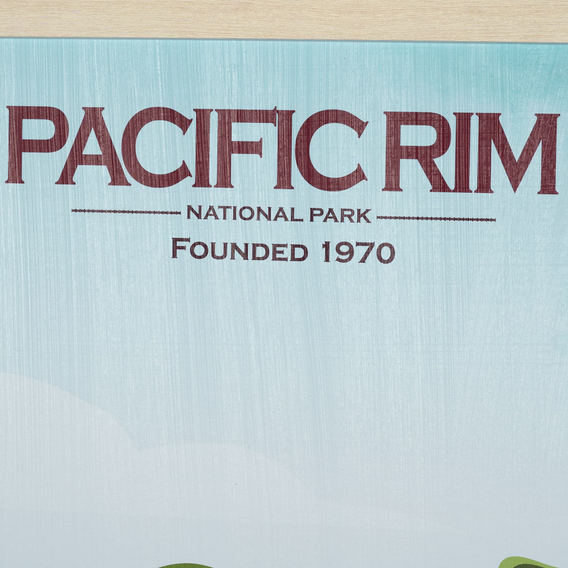 Pacific Rim GO (L) by Mercana Studio a Hand Embellished Decograph Framed Art Print — product photograph