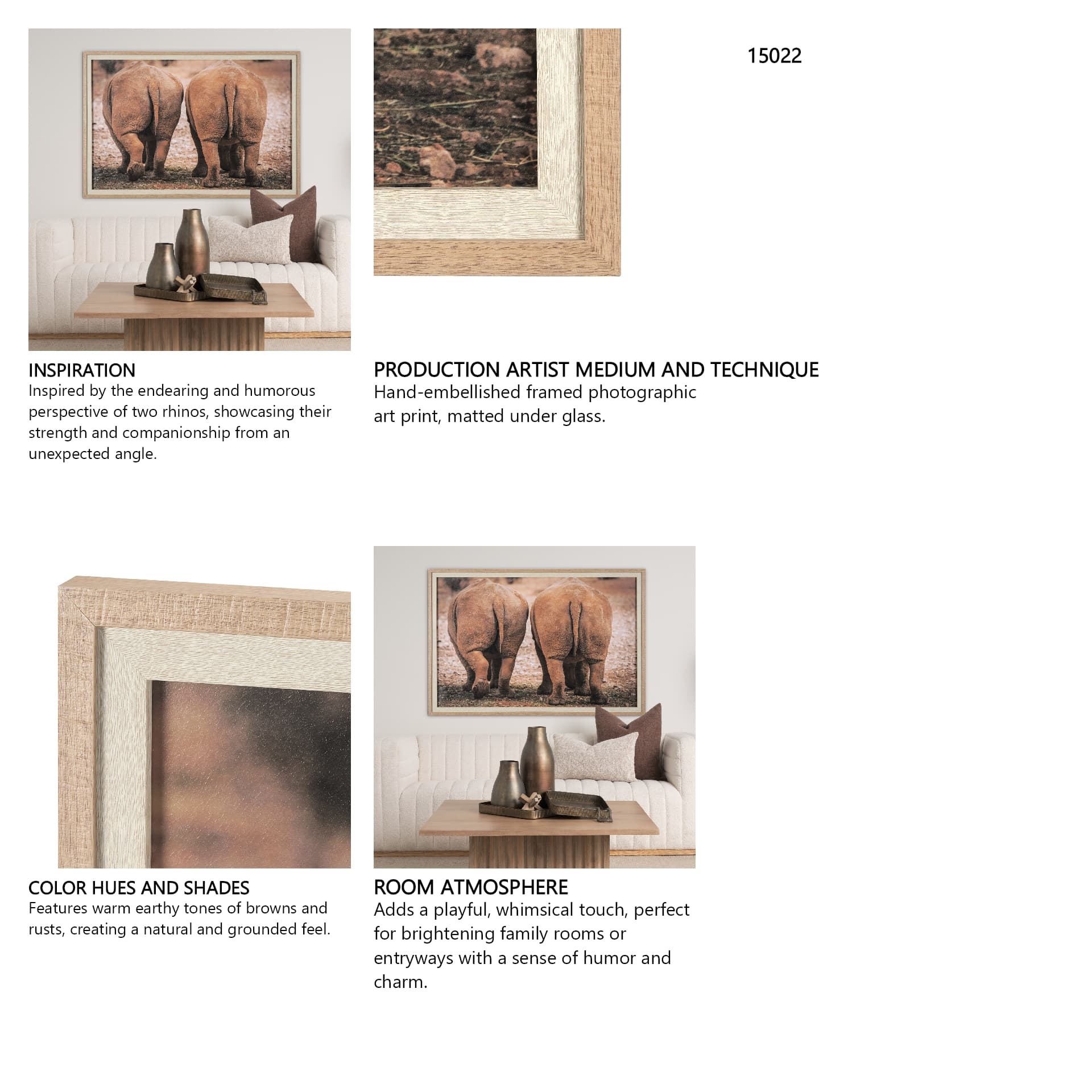 Walking Away by Mercana Studio a Hand Embellished Textured Framed Photo Art Print Matted under Glass — in a styled room
