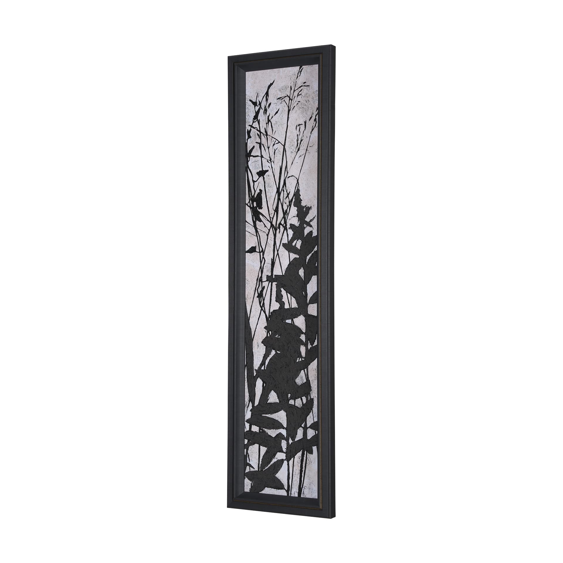 Etched Silouette IV by Mercana Studio a Hand Embellished Textured Framed Art Print — product photograph
