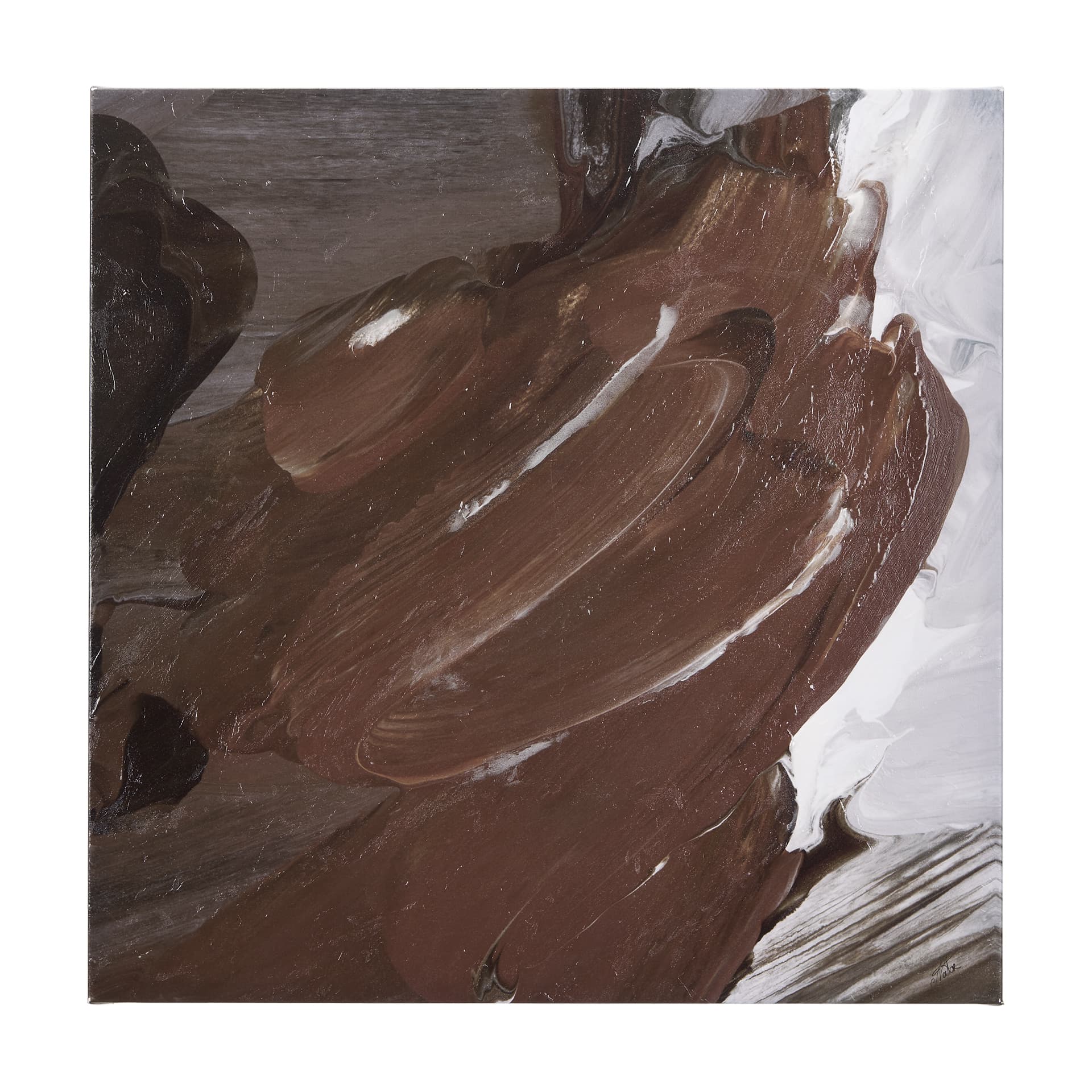 Harmonic III by Mercana Studio a Hand Embellished Textured Canvas — product photograph